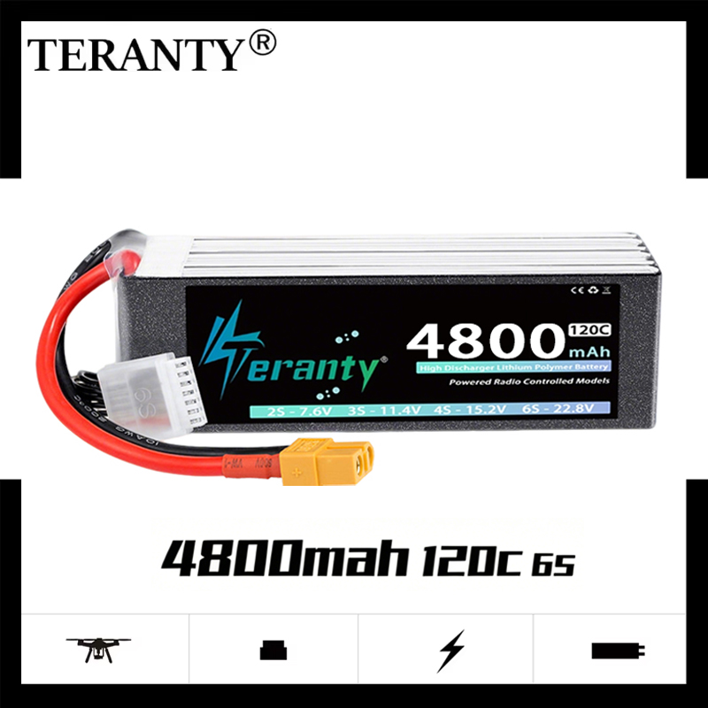 Drone Rc Link - بطارية ليثيوم بوليمر TERANTY 6S بسعة
