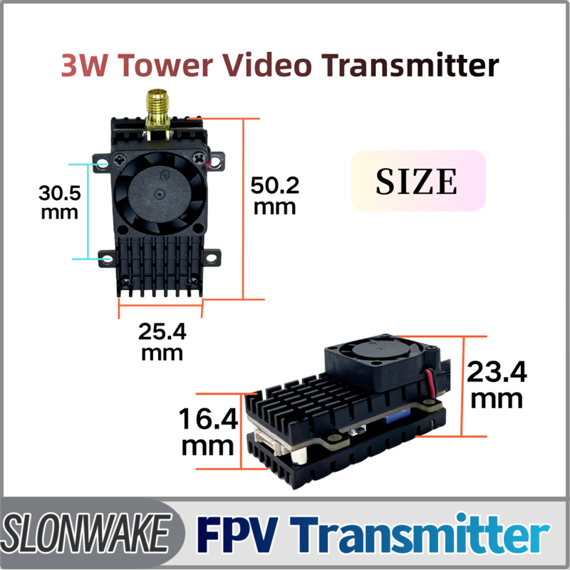 Drone Rc1 - SLONWAKE 5.8G 3000mW محاكاة VTX FPV