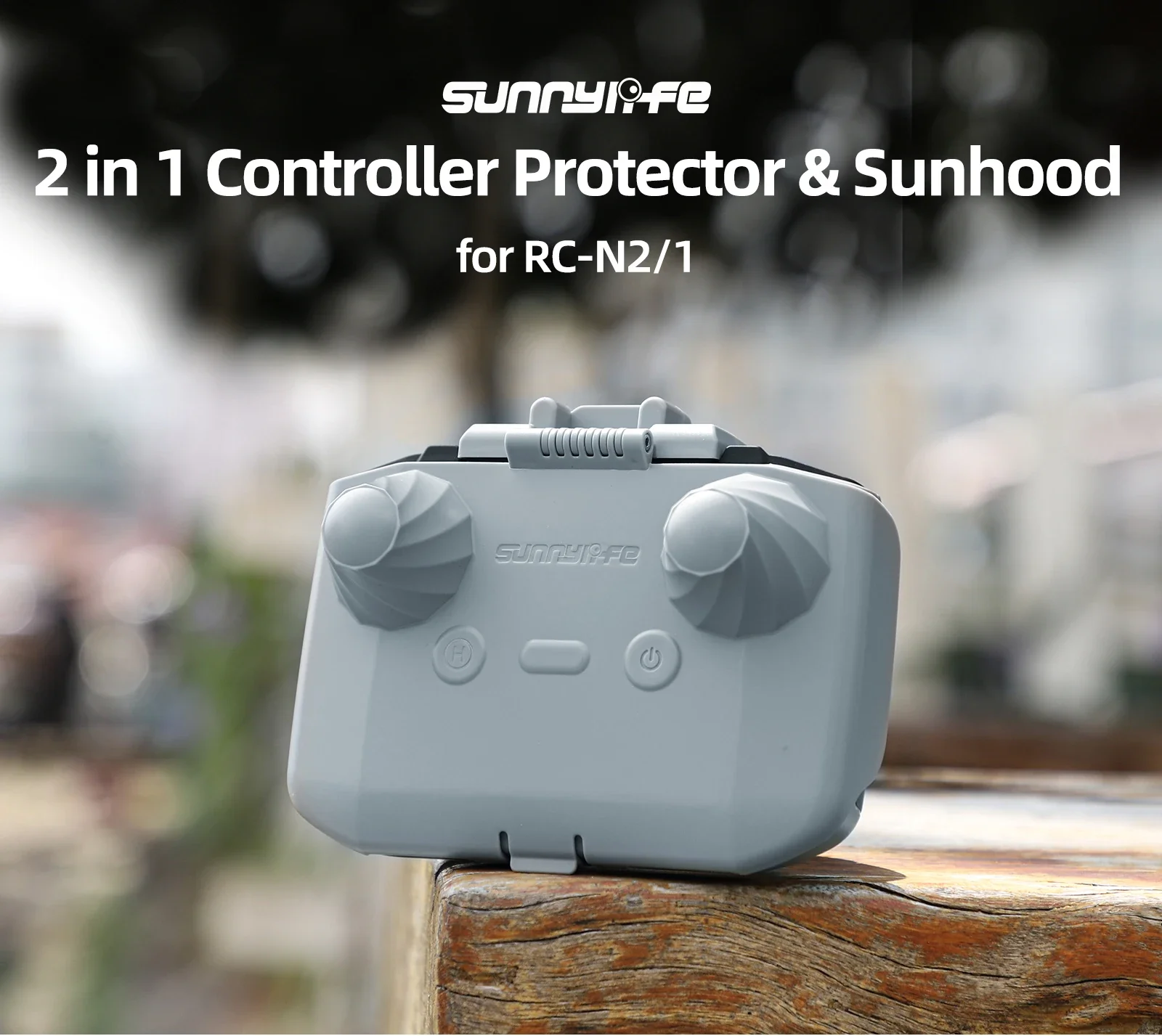 2 في 1 وحدة تحكم حامي SunHood  - مراجعة Drone Dji Rc N3 وسعره