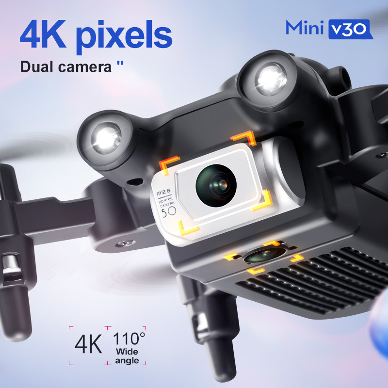 طائرة بدون طيار صغيرة V30 WiFi - مراجعة Drone Ae Rc وسعره