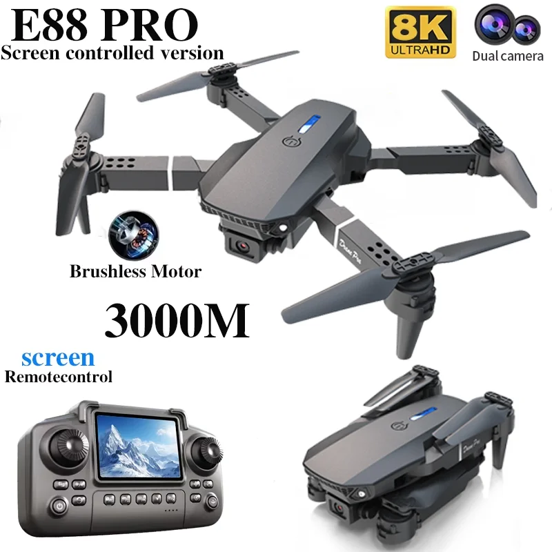 طائرة بدون طيار احترافية E88 P - مراجعة Drone Ae Rc وسعره