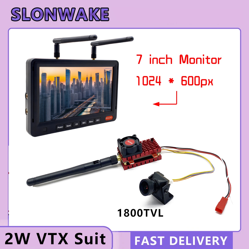 كاميرا SLONWAKE 5.8G 2W VTX FP - مراجعة Drone Ae Rc وسعره