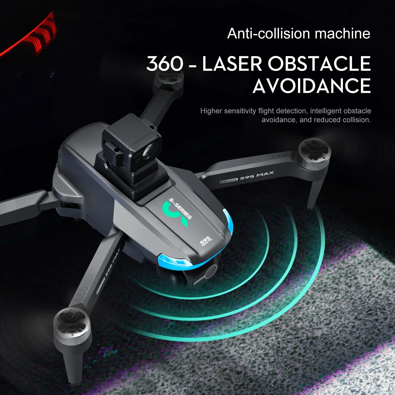 جديد S9S ماكس طائرة صغيرة بدون - مراجعة Drone Ae Rc وسعره
