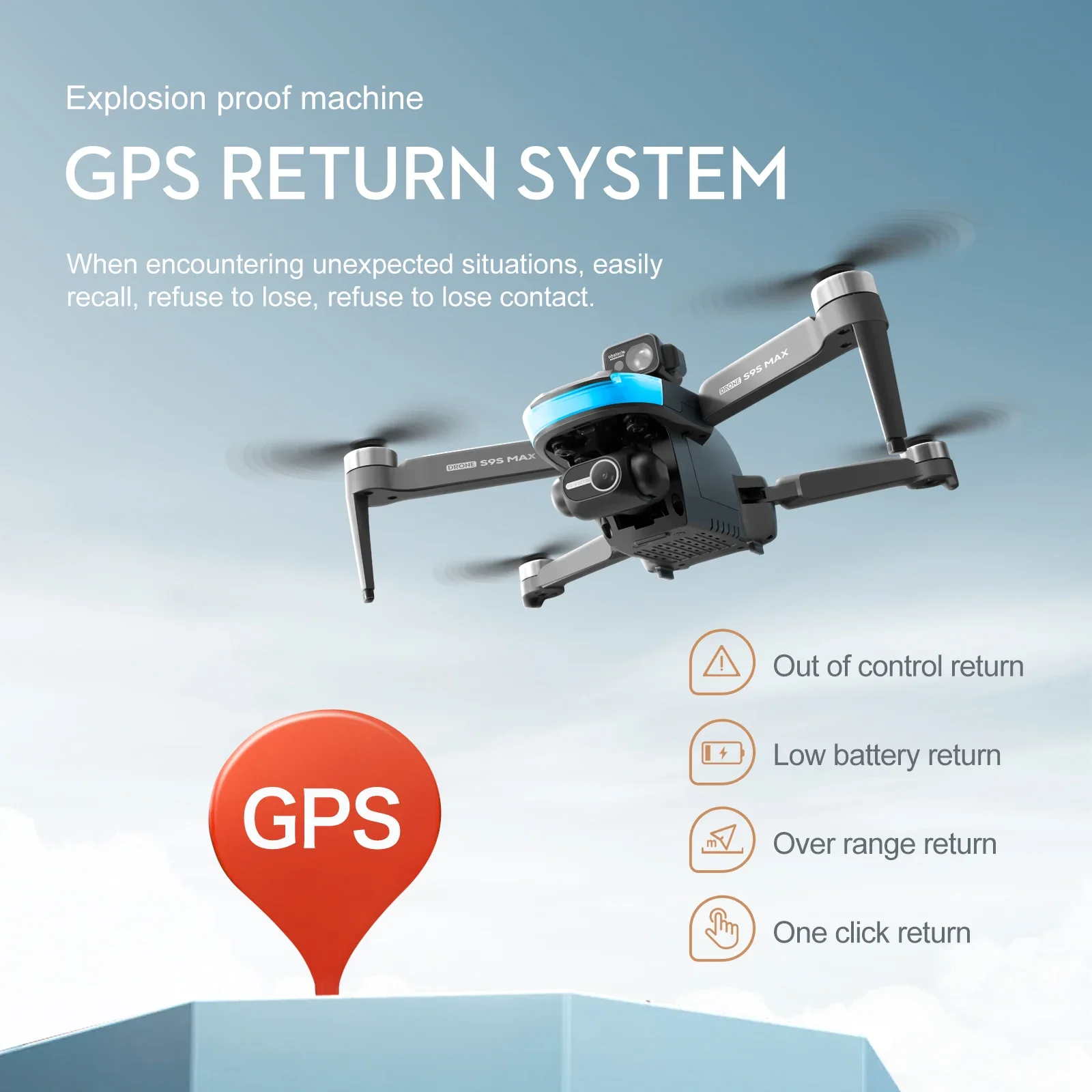 جديد S9S ماكس طائرة صغيرة بدون - مراجعة Drone Ae Rc وسعره