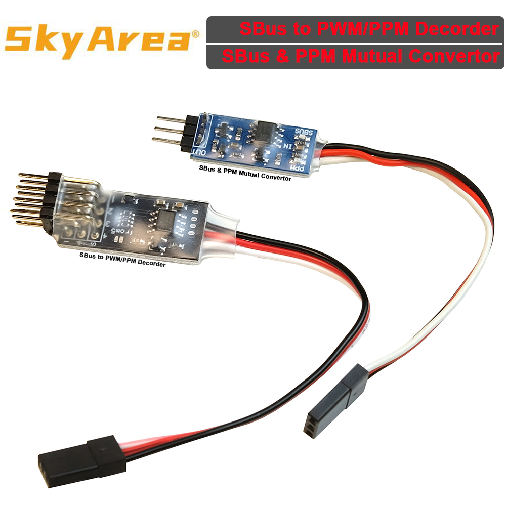 Skyrea-SBUS pppm PWM Decorder  - مراجعة Frsky Receiver Module وسعره