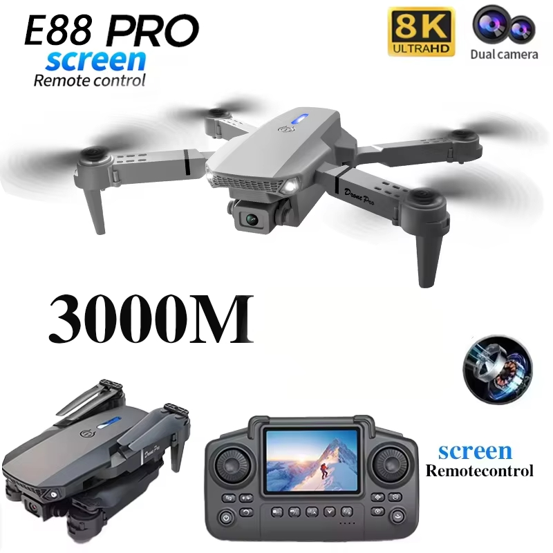 طائرة بدون طيار E88 الجديدة لع - مراجعة Drone Xiaomi Rc وسعره