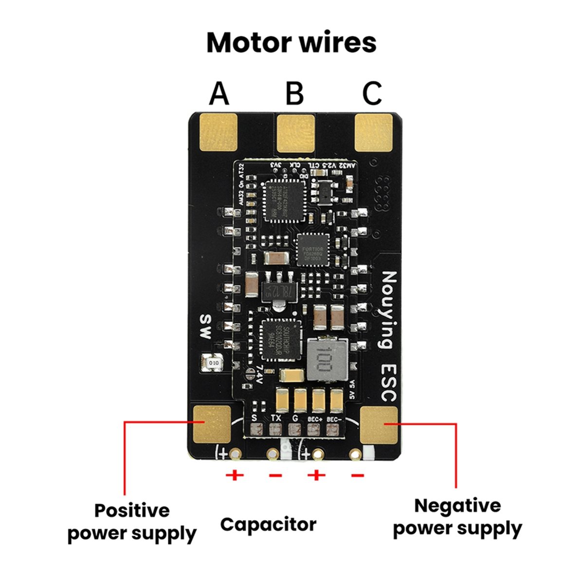 Y1320A* ☀ ▃ وحدة تحكم محرك بدو - مراجعة Drone Motor Rc Car وسعره
