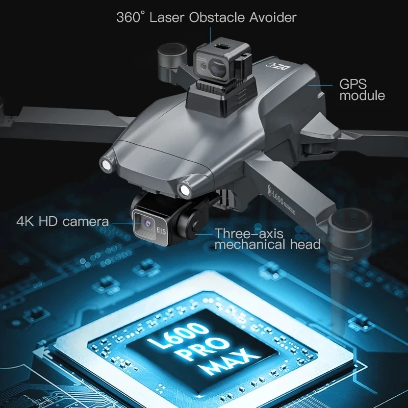 L600 PRO MAX GPS الطائرة بدون  - مراجعة Drone Ae Rc وسعره