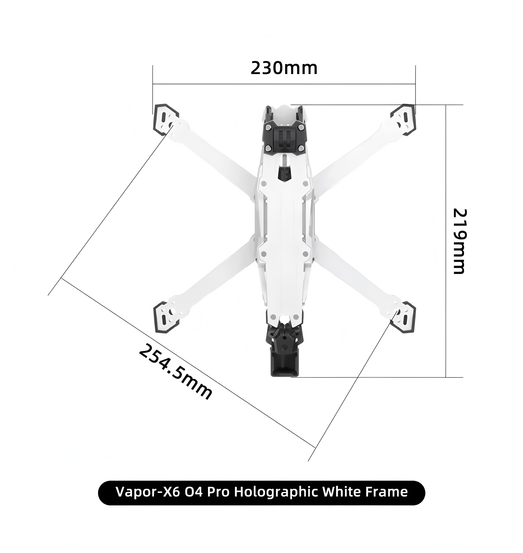 إطار GEPRC Vapor D5/x5/x6 O4 P - مراجعة Drone Rc Quadcopter Controller وسعره
