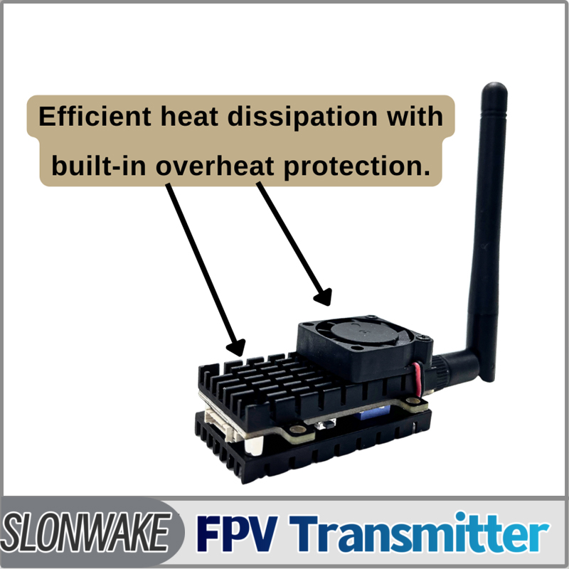 SLONWAKE 5.8G 3000mW محاكاة VT - مراجعة Drone Rc1 وسعره