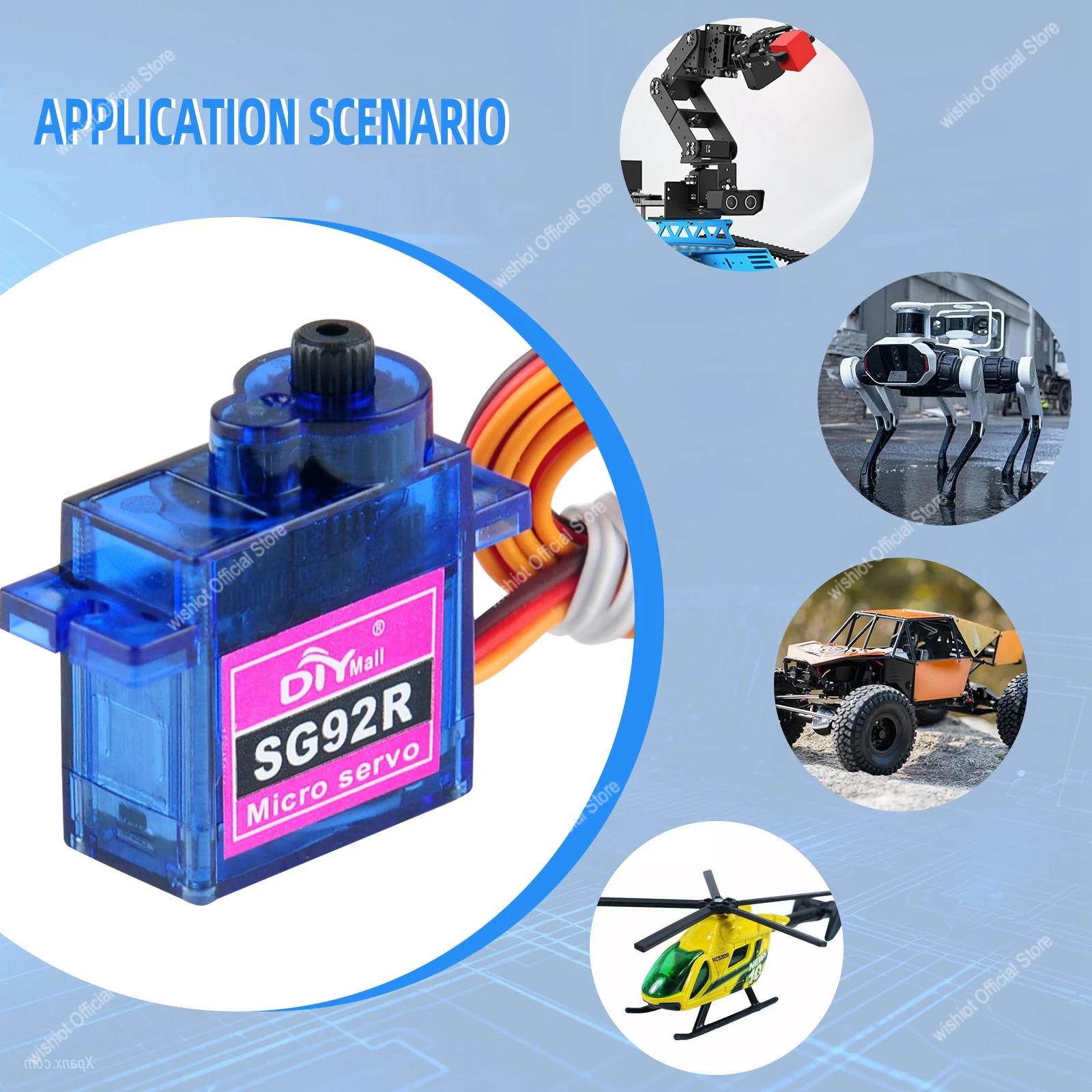 SG92R محرك سيرفو صغير 4.8-6 فو - مراجعة Drone Rcs وسعره