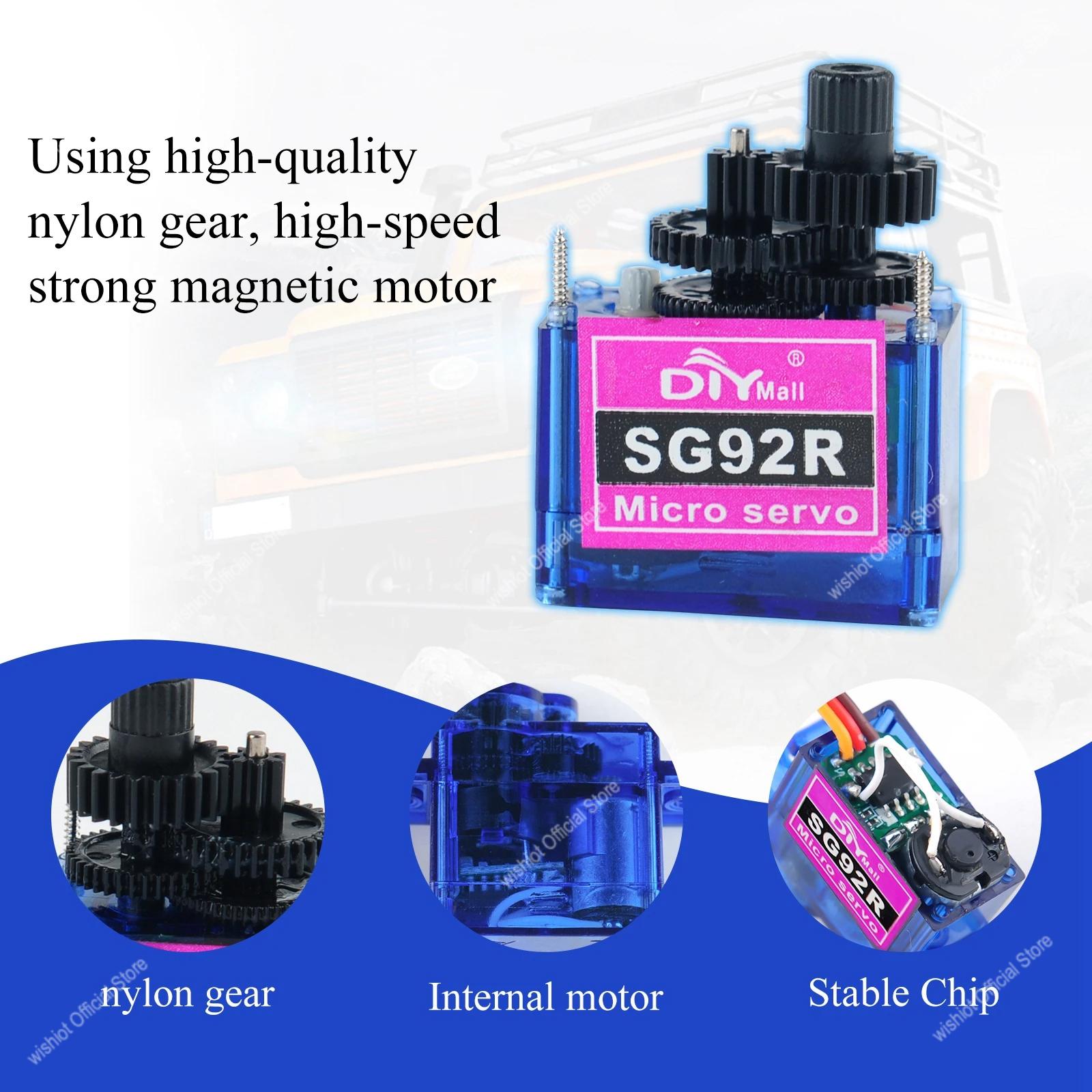SG92R محرك سيرفو صغير 4.8-6 فو - مراجعة Drone Rcs وسعره