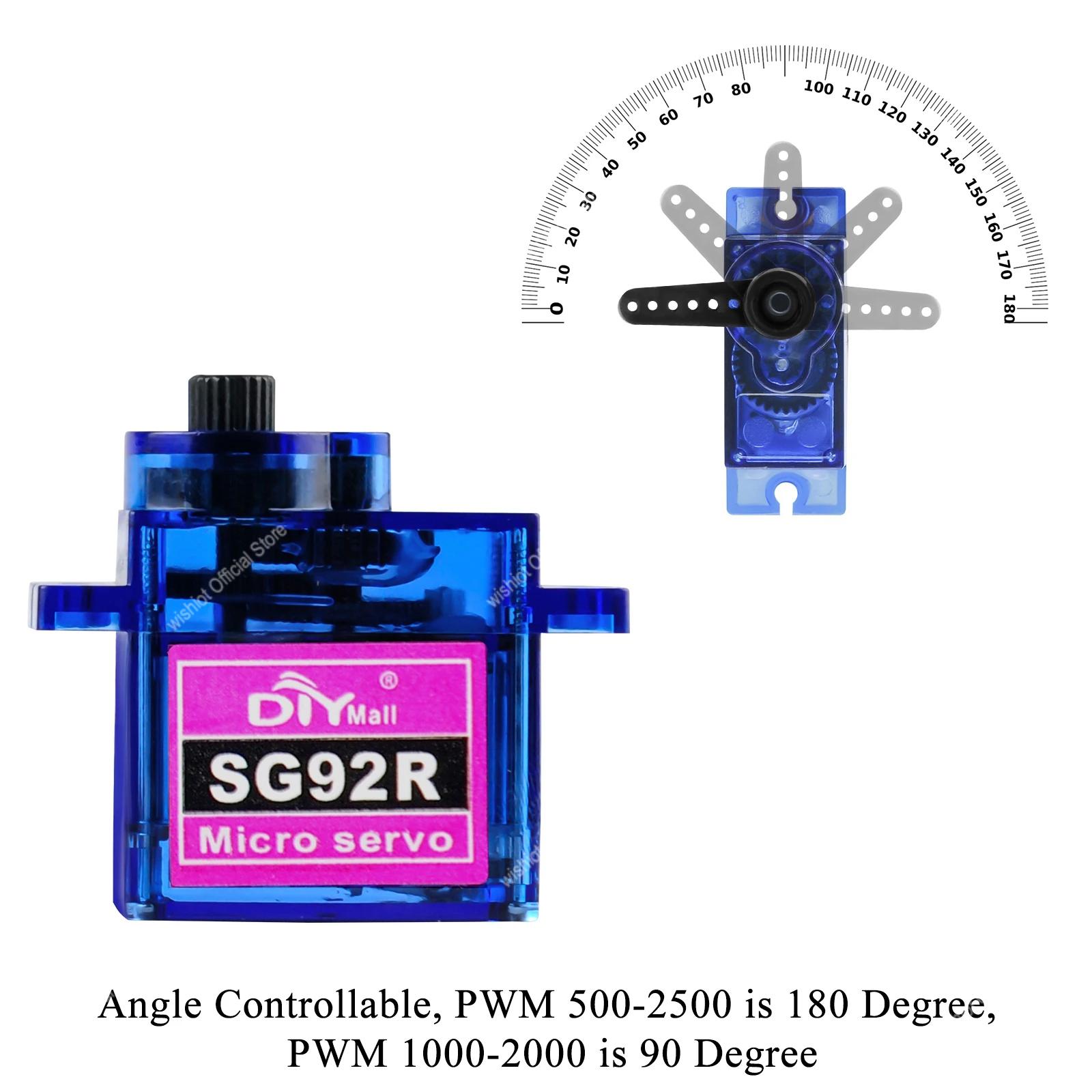SG92R محرك سيرفو صغير 4.8-6 فو - مراجعة Drone Rcs وسعره