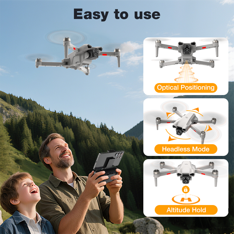 طائرة بدون طيار L017 Pro جديدة - مراجعة Drone Ae Rc وسعره