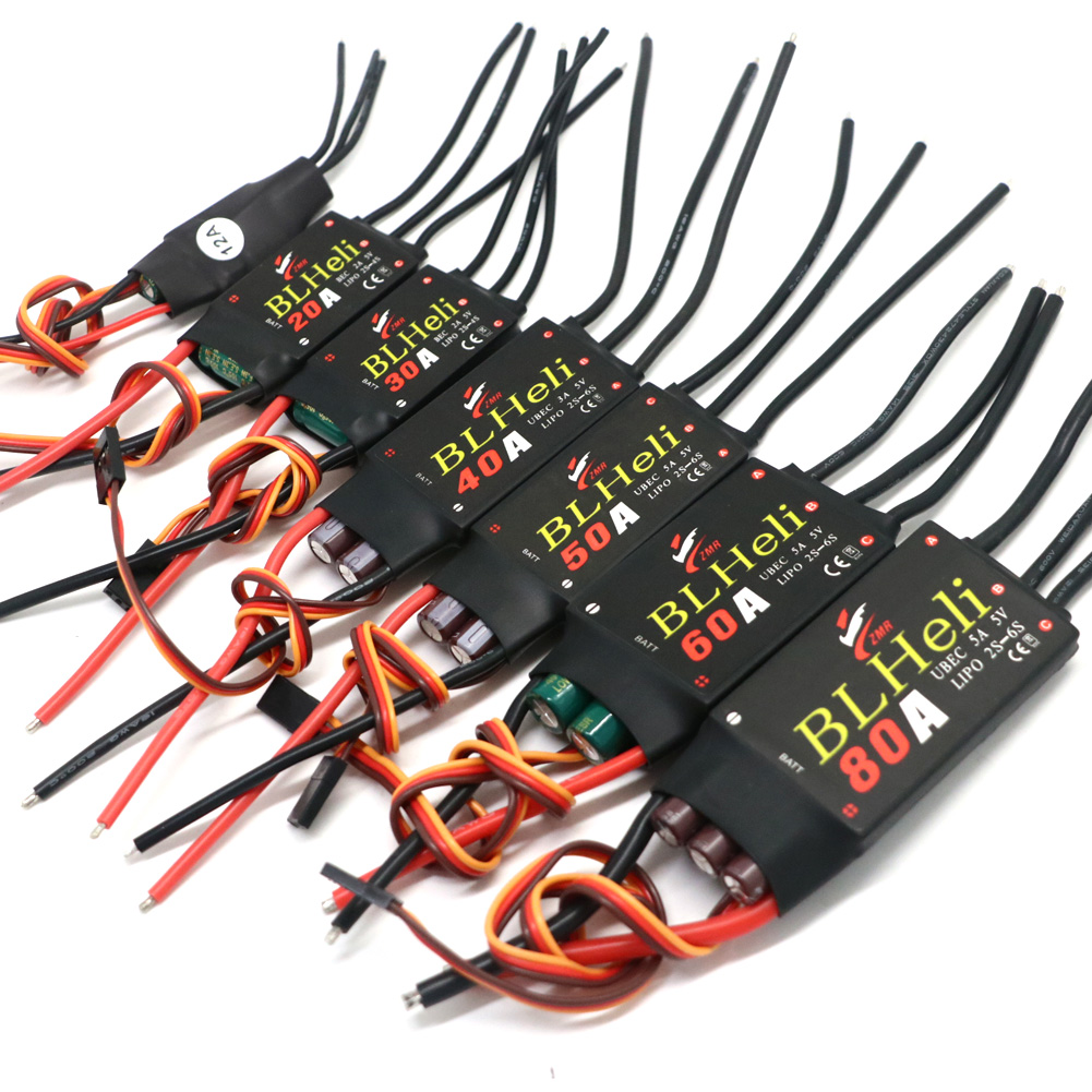BLHeli فرش ESC 80A 12A 20A 30A - مراجعة Drone Rc1 وسعره